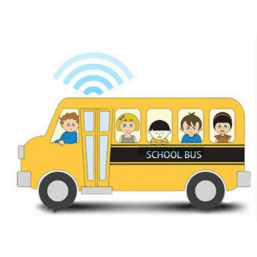 RFID School bus tracking system.